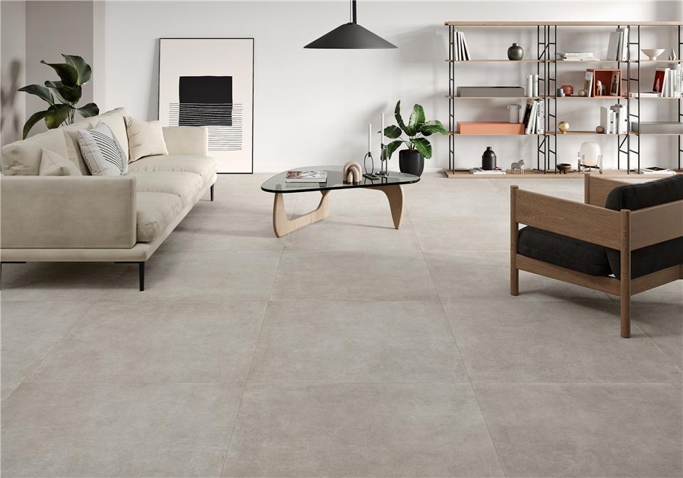 Floor tiles porcelain marbles effect tiles Luna 120X120 - VIVES